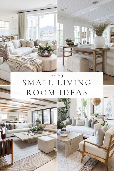 Small Living Room Decorating Ideas and Design Inspiration for 2025 Studio Apartment Ideas Living Room, Living Room Designs Family, Living Room Arrangement Ideas, Apartment Ideas Living Room, Coastal Style Living Room, Neutral Living Room Ideas, Living Room Arrangement, Coffee Table Inspiration, Ideas Studio Apartment