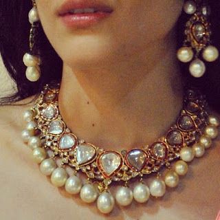 Designer kundan bridal necklace Bridal Jewellery Inspiration, Princess Necklace, Bridal Fashion Jewelry, Polki Jewellery, Desi Wedding, Indian Wedding Jewelry, India Jewelry, Uncut Diamond, Kundan Jewellery