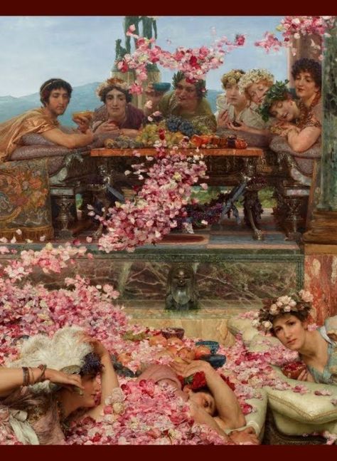 What Did Ancient Rome Smell Like? The Roses Of Heliogabalus, Roses Of Heliogabalus, Victorian Art, Ancient Rome, Art History, Rome, Oil On Canvas, Roses, Mexico