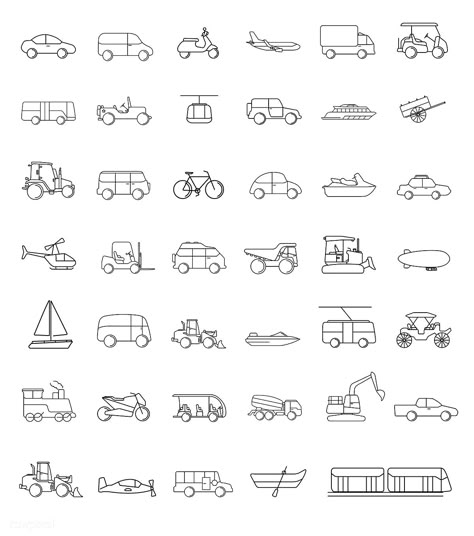 Train Tattoo, Transportation Vehicles, Car Icon, Planner Doodles, Diy Photo Book, People Logo, Car Tattoos, Car Icons, Travel Icon