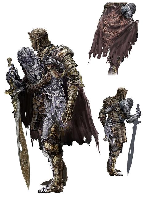 Dark Souls Concept Art, Fashion Souls, Armor Drawing, Dark Souls Art, Twin Souls, 다크 판타지, Elden Ring, Game Concept Art, Skyfall