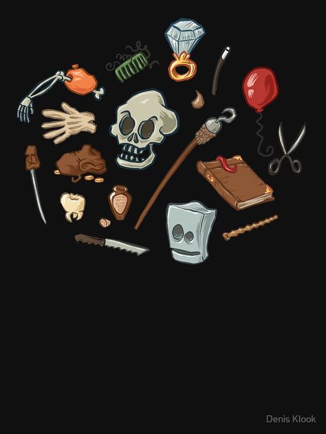 "The Curse of Monkey Island Inventory (Special Edition)" T-shirt by klook  Redb #Aff , #Ad, #Island, #Inventory, #Curse, #Monkey Curse Of Monkey Island, Dnd 5, Island Tattoo, Artsy Tattoos, Monkey Island, The Curse, Adventure Games, Retro Gaming, For Sale