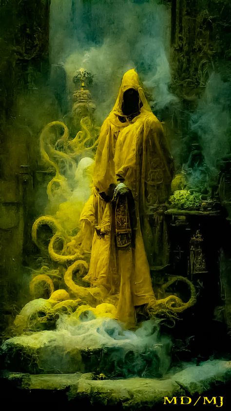 The King In Yellow, Fantasy Faction, King In Yellow, Lovecraft Art, Monster Artwork, Lovecraftian Horror, Eldritch Horror, Dark Artwork, Cthulhu Mythos