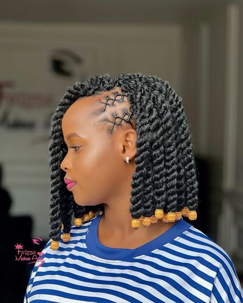 Farida makeup artist🔵 on Instagram: “MY FAVORITE HAIRSTYLE TWINKLE BRAIDS Cost. 45,000 all inclusive Brand: @darlinghairtanzania JINSI YA KUSUKA NYWELE HII VIDEO IPO KATIKA…” African Wool Hairstyles Black Women, Yeye Wool Braids Hairstyles, Wool Hair Styles African, Brazilian Wool Hairstyles African Short, Wool Twist Braids Hairstyles, Wool Hairstyles African Hair, Brazillian Wool Twist Hairstyles 2023, Brazilian Hairstyles, Hairstyles For Black Ladies