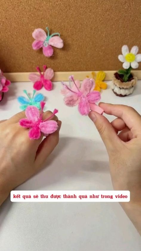 Diy Mother's Day Crafts, Crafting Wire, Diy Bouquet Wrap, Pipe Cleaner Flowers, Diy Crafts Love, Flower Bouquet Diy, Diy Pipe, Pipe Cleaner Crafts, Pinterest Diy Crafts