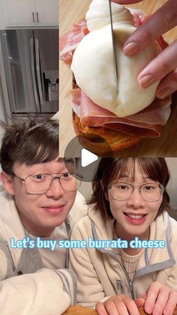 Ms Shi and Mr He on Instagram: "Let’s make some burrata cheese 🧀 with milk 🥛 #burrata #burratacheese #recipes #dairy #milk #homecooking" Mrs She Mr He Food, Mr Shi And Mr He, Mrs Shi Mr He Food, Mr He And Mrs Shi, Ms She Mr He, Ms Shi And Mr He Recipes, Mr He And Mrs Shi Cooking, Burrata Cheese, Dairy Milk