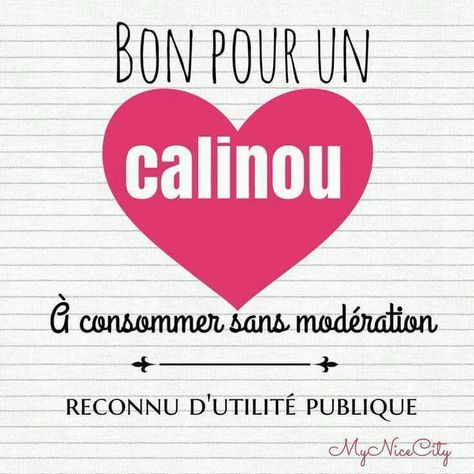 Bon pour un Calinou À consommer sans modération #calins design bon coeur calin drole amitie amour Free Hugs, French Words, St Valentin, Love Yourself Quotes, Cute Love Quotes, Love Messages, Positive Attitude, Soulmate, Best Quotes