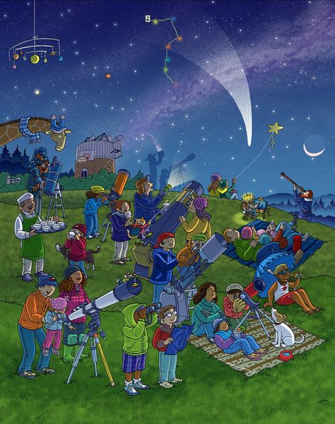 Stargazing Whats Wrong? Picture Comprehension, Picture Composition, Illustration Art Kids, Hidden Words, Picture Writing Prompts, Picture Prompts, Social Thinking, Speaking Activities, Hidden Pictures