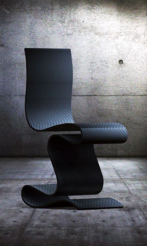 Futuristic Furniture Design, Sculptural Chair, Futuristic Furniture, Black Chair, Chaise Design, Comfy Chairs, Cool Chairs, Take A Seat, A Chair