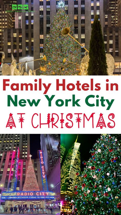 Family Hotels in New York City at Christmas Best Nyc Hotels At Christmas, Best Hotels In New York City, New York Christmas Itinerary, Best Nyc Hotels, Best Hotels In Nyc, New York City In December, Nyc During Christmas, Where To Stay In Nyc, Hotels In Nyc