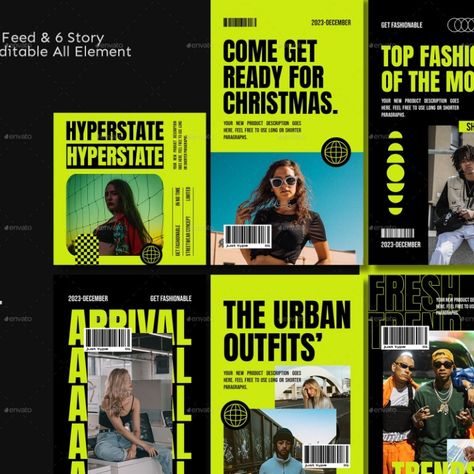 Grody Streetwear Fashion Instagram Template Streetwear Ads, Streetwear Fashion Instagram, Streetwear Poster, Email Template Design, Graphic Design Ads, Streetwear Clothes, Email Template, Template Instagram, Catalog Design