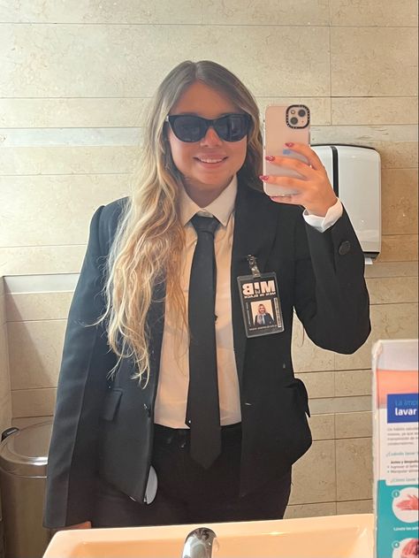 Halloween Detective Costume, Secret Agents Costume, Mib Agent Costume, Men In Black Woman Costume, Women Men In Black Costume, Secret Agent Halloween Costume, Men In Black Women Costume, Fbi Costume Woman, Detective Costume Women