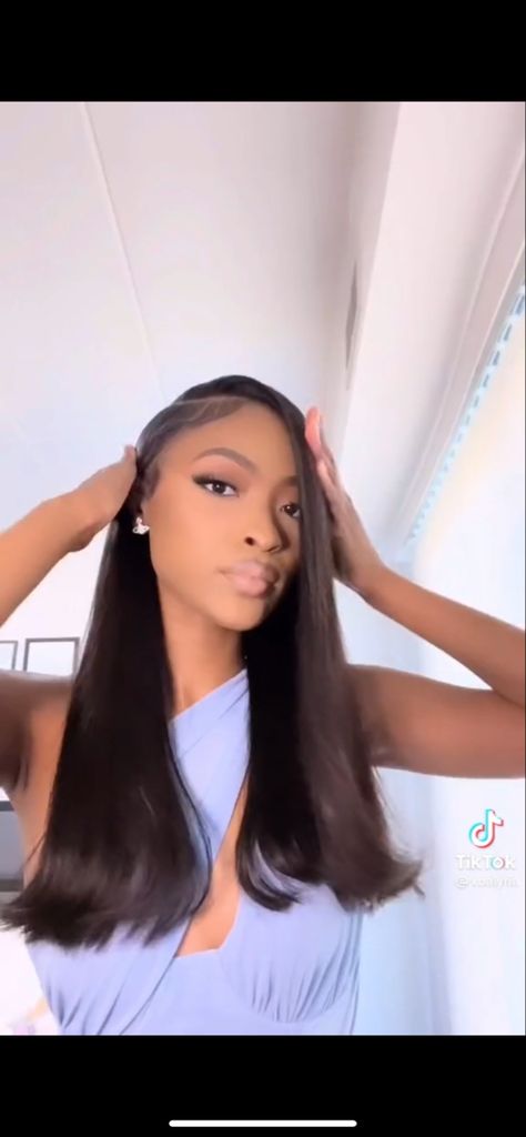 Long Side Part Bob, Side Part Quick Weave, Side Part Bob, Feed In Braids Hairstyles, Feed In Braid, Quick Weave, Dope Hairstyles, Black Women Hairstyles, Black Hair