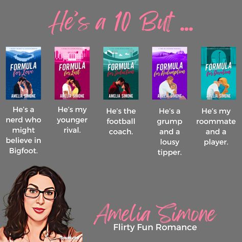 They're all 10's! :) Grab FORMULA FOR DEVOTION, the first book in the EXCELLING @ LOVE SERIES for your weekend read! All titles available in ebook and paperback. Also available in Kindle Unlimited. 

Series tropes include: friends to lovers, rivals to lovers, sports romance, fake dating, and reforming the player. Happy reading!

#romancebooks #romancenovels #weekendreads #kindleunlimited #kindleunlimitedromance #bookstoread #booktok Formula For Love, Romance Book Series, Rivals To Lovers, Romcom Books, Kindle Unlimited Romances, Feel Good Books, Romance Series Books, Marriage Books, Friends To Lovers