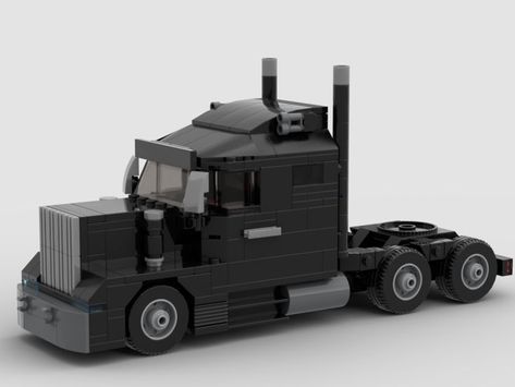 Lego Semi Truck, Black Living Room Decor, Lego Truck, Lego Army, Lego Boards, Lego Creative, Lego Cars, Lego Group, Lego Design