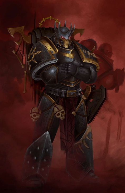 Black Legion Warhammer 40k Black Legion, Warhammer 40k Factions, Chaos Legion, Space Marine Art, Sons Of Horus, 40k Artwork, X Male Reader, The Legion, Warhammer 40k Art