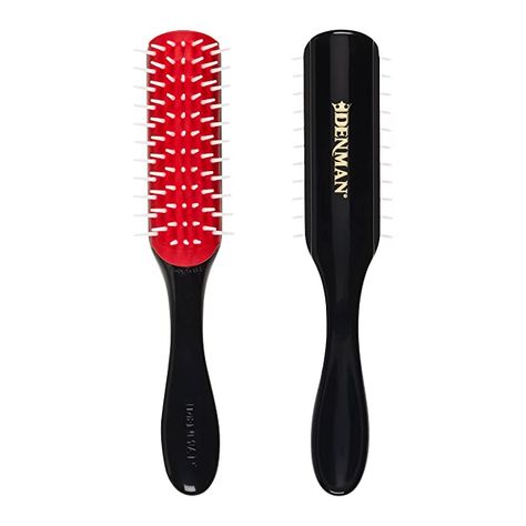 https://amzn.to/41Yn06w Best Detangling Brush, Denman Brush, Curly Hair Brush, Best Hair Brush, Curl Definition, Detangling Brush, Long Curls, Celebrity Hair Stylist, Defined Curls