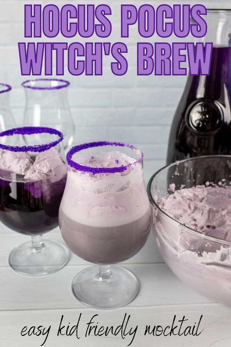 Hocus Pocus Witch's Brew. This super easy whipped koolaid drink is the perfect Hocus Pocus Witch's Brew for your Hocus Pocus themed Halloween gatherings! How To Make Whipped Koolaid, Hocus Pocus Themed Food, Disney Themed Food, Hocus Pocus Witches, Movie Night Dinner, Movie Night Food, Hocus Pocus Party, Fun Halloween Games, Halloween Movie Night