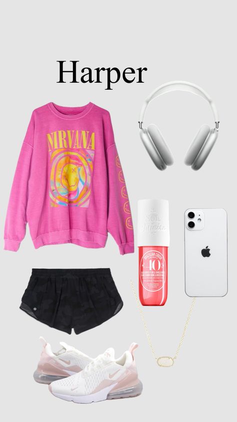 Harper Preppy, Preppy Names, Nirvana Sweatshirt, Shuffles Preppy, Preppy Outfits, Fit Inspo, Fitness Inspo, Connect With People, Your Aesthetic