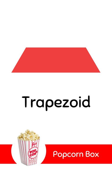 Shape Flashcard Trapezoid Shape Preschool, Trapezium Shape, Shapes Flashcards, Trapezoid Shape, Teaching Shapes, Shapes Preschool, Flashcards For Kids, Picture Description, Parents As Teachers