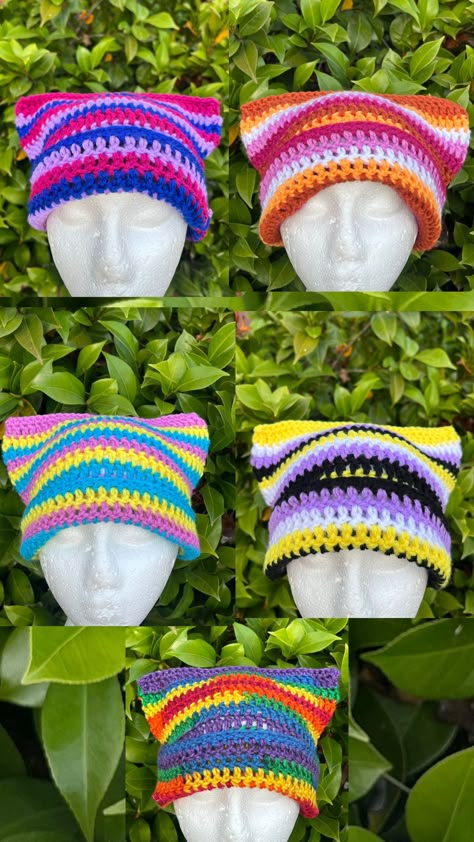 ˚ʚ♡ɞ˚Made to Order˚ʚ♡ɞ˚ ˚ʚ♡ɞ˚Show off your pride with a cat beanie! Don't see your flag? Add your own customization below! ˚ʚ♡ɞ˚Please message me for any size customizations! ˚ʚ♡ɞ˚Visit my shop˚ʚ♡ɞ˚ https://www.etsy.com/shop/Craftscxo  ˚ʚ♡ɞ˚Instagram˚ʚ♡ɞ˚ https://www.instagram.com/crafts.cxo/ Cute Cat Beanie, Pride Crochet Ideas, Crochet Pride Patterns, Pride Crochet Patterns, Queer Crafts, Crochet Items To Sell, Pride Crafts, Pride Crochet, Crochet Cat Beanie