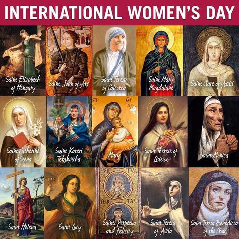 TAN Books on Instagram: “The Catholic Church knows the power of women very well! What other powerful female Saints need to be added? #TANBooks #CatholicWomen…” St Monica, Plant Names, Saint Elizabeth, St Joan, Catholic Women, Saint Teresa, St Therese, Blessed Mother Mary, St Catherine