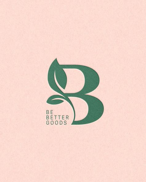 An amazing brand identity designed for @bebettergoods 💚 Providing bio-based products that are better for consumers’ homes and the environment, a much better choice. ☘️ Brand commits to never using petroleum derivatives in their cleaning products and uses packaging that is environmentally responsible. ✨ I customised their Submark logo to give it a unique touch that perfectly matches with the brand vision. 🤍 Loving these earthy colours and elevated but welcoming type. What do you think of t... Good Logos Design, Logos With Long Names, Elevated Logo Design, Logo And Branding Design, Sustainability Logo Design Inspiration, Unique Product Ideas, Clean Design Graphic, Sustainable Branding Design, Personal Brand Logo Design Inspiration