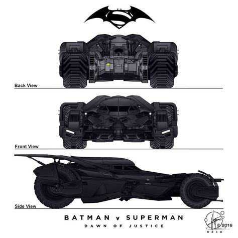 New Batmobil - Batman vs. Superman - Frontview by Paul-Muad-Dib Batman Tech, Batman Vehicles, Batman Telltale, Bat Mobile, Steampunk Characters, Ben Affleck Batman, The Batman 2022, Batman Batmobile, Batman 2022