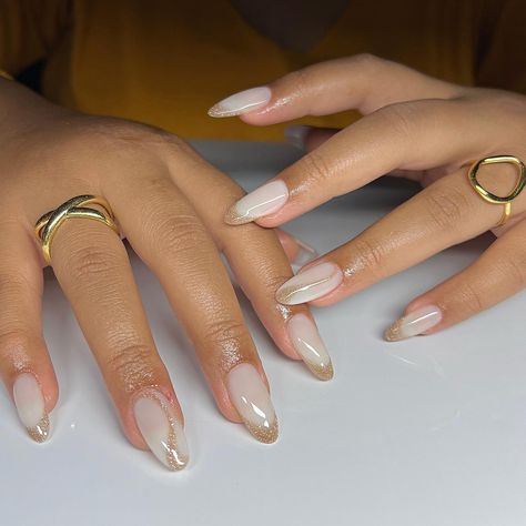 All Posts • Instagram Maid Of Honor Nails, White And Gold Nails, Wedding Maids, Made Of Honor, How To Grow Nails, Gel Extensions, Instagram Nails, Elegant Sets, Bridal Nails