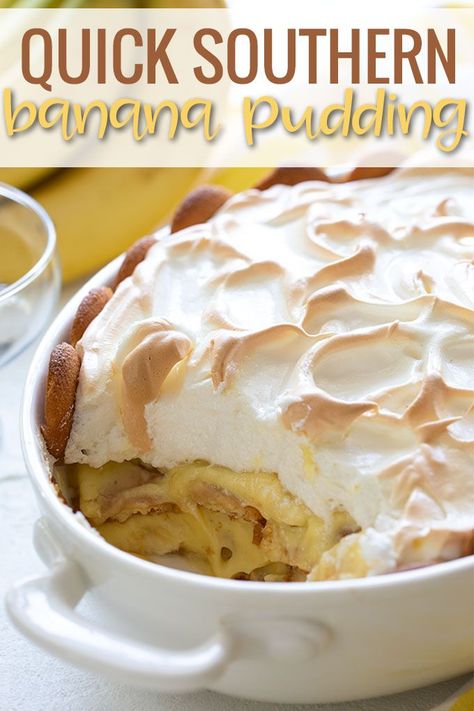 Banana Pudding Pie, Banana Pudding Pies, Homemade Vanilla Pudding, Easy Banana Pudding, Southern Banana Pudding, Homemade Banana Pudding, Pudding Pie, Pudding Pies, Southern Desserts