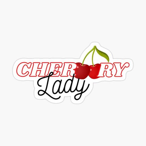 Cheri Lady Aesthetic, Cherry Sticker Aesthetic, Chery Chery Lady Modern Talking, Cherry Lady Aesthetic, Cherry Aesthetic Vintage, Cherry Cherry Lady, Cherry Vibes, Cherry Core, Cheri Cheri Lady