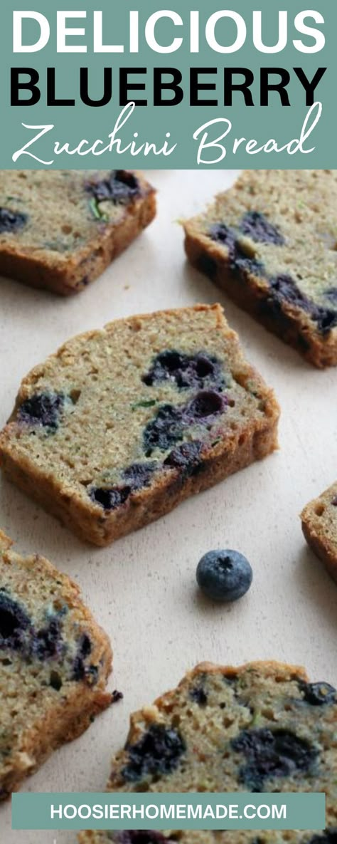 Zucchini Bread Flavors, Blueberry Zucchini Bars, Zucchini Bread Variations, Zucchini Recipes Baked Goods, Blueberry Zucchini, Zucchini And Blueberry Recipes, Flavored Zucchini Bread, Zucchini Blackberry Bread, Breaded Zucchini