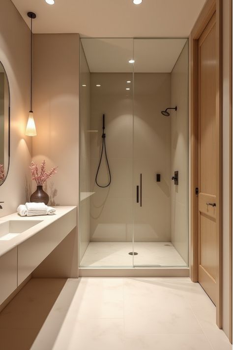 Stunning bathroom transformation with luxury spa features Feminine Bathroom Decor Ideas, Hotel Bathroom Ideas, Small Luxury Bathroom, Bathroom Amenities, Retreat Design, Girly Bathroom, Small Bathroom Interior, Spa Retreat, Smart Toilet