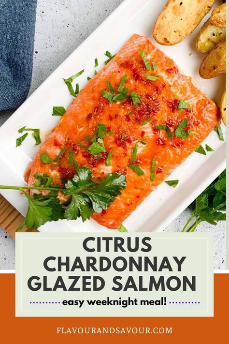 Misty Copeland Citrus Salmon, Wild Salmon Recipe, Ginger Honey Lemon, Fruity Wine, Ginger Honey, Easy Salmon, Wild Salmon, Glazed Salmon, Chili Paste