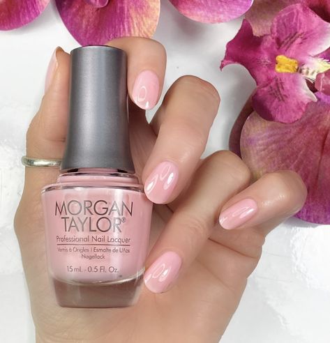 Morgan Taylor Spring 2020 Nail Polish Collection "Call my Blush" - livwithbiv.com Morgan Taylor Nail Polish, Nail Polish Style, Sheer Polish, Nail Colors And Designs, Morgan Taylor, Holy Moly, The Morgan, Nail Files, Nail Polish Collection