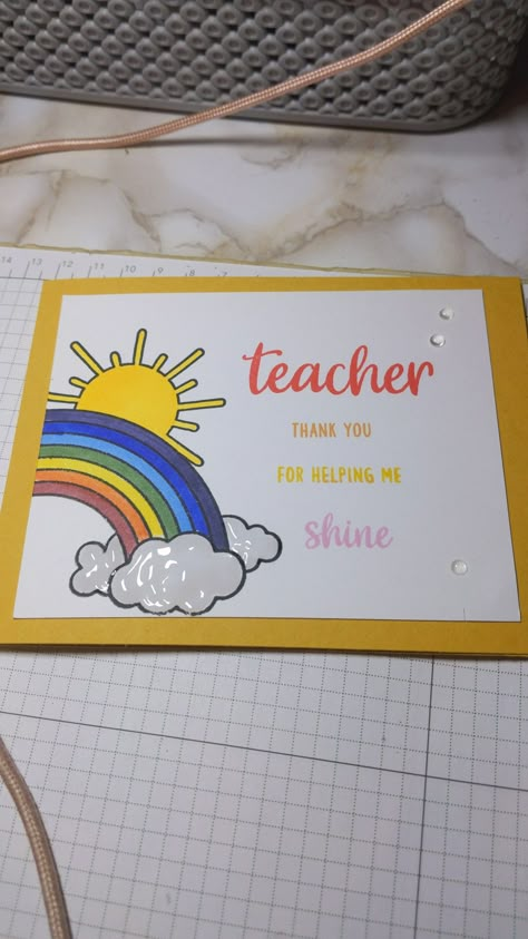 Thanking Card For Teacher, Teachers Thank You Cards, Thank Teacher Card, Teacher Day Cards Handmade, Teachers Day Handmade Cards, Toddler Teachers Day Card, Best Teacher Cards Handmade, Homemade Teacher Card, Birthday Cards For Teachers Handmade