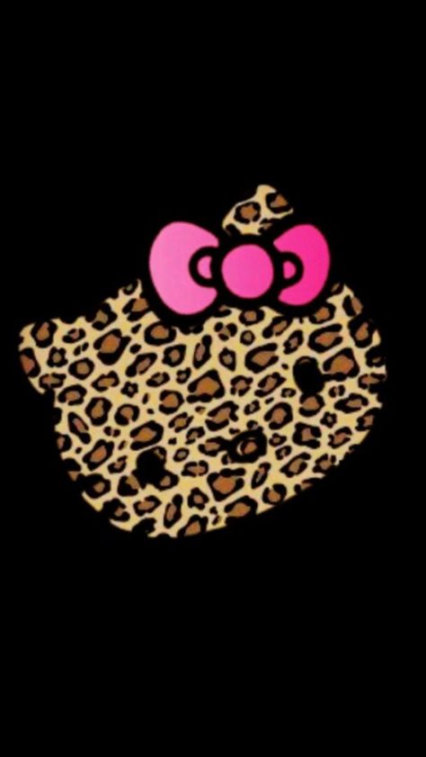 Cheetah hello kitty Hello Kitty Leopard, Pink Hello Kitty, We Heart It, Leopard Print, Hello Kitty, Kitty, Lost, Pink, Art