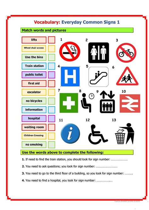 Solar System Worksheets, Problem Solving Worksheet, Letter Reversals, Transportation Activities, Signs And Symbols, Reading Comprehension Lessons, Community Signs, Spelling Lists, First Grade Activities