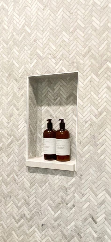 Master Bathroom With Jeffrey Court Tiles - Palm Grove Farmhouse Jeffrey Court Tile, Jeffrey Court, Natural Stone Tiles, Pattern Tiles, Jet Stream, Old Bathroom, Natural Stone Tile, Building A New Home, Tile Installation