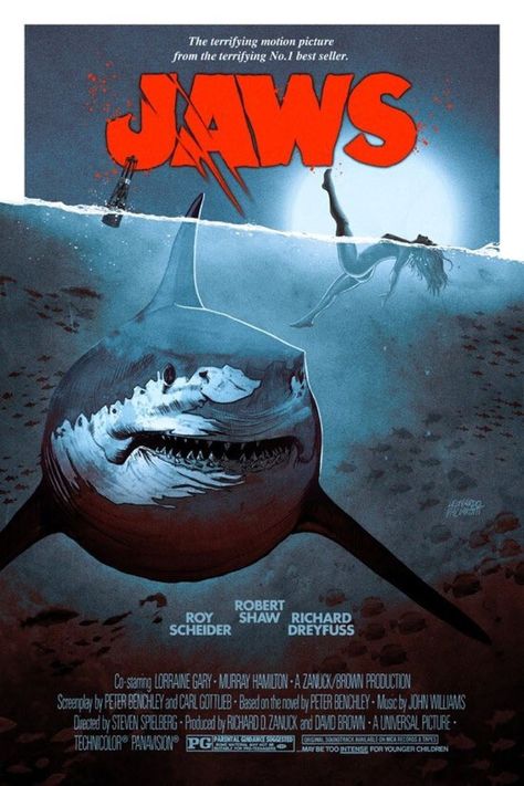 Jaws Poster Art, Jaws Wallpaper, Sifi Movies, Jaws Poster, Jaws 4, Sea Life Creatures, Monster Movies, Jaws Movie, Shark Pictures