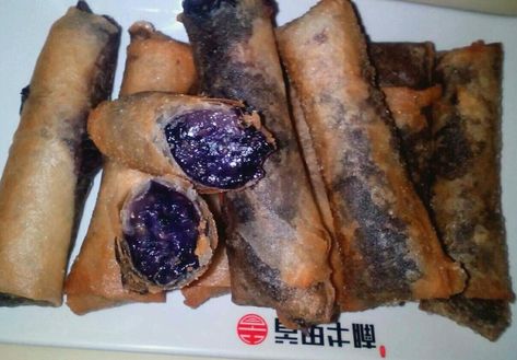 Ube Turon, Filipino Foods, Makanan Diet, Filipino Recipes, Sweets Desserts, Rice, Diet, Dessert, My Saves