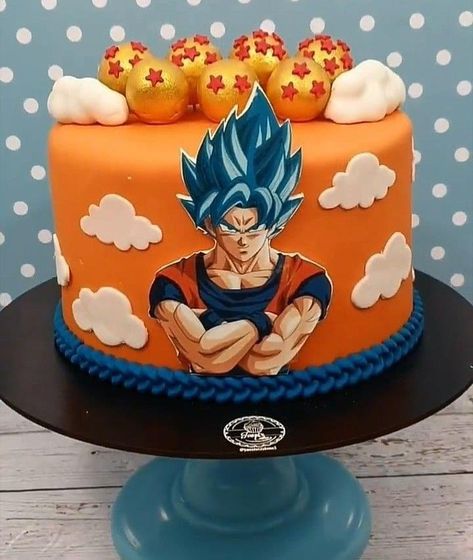 Dragonball Z Cake, Goku Birthday, Birthday Surprise For Husband, Dragon Birthday Parties, Anime Cake, Ball Birthday Parties, Dragon Birthday, Birthday Gifts For Boyfriend Diy, Minecraft Birthday Party