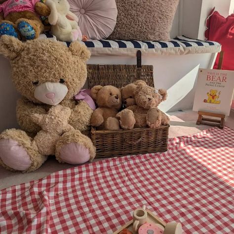 The sweetest little set up for our teddy bears picnic 🐻 Teddy Bear Picnic Cookies, Picnic Lunches, Teddy Bear Picnic, Family Day, Teddy Bear