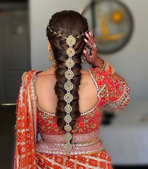 Punjabi Wedding Hairstyles, Short Long Hair, Intricate Braids, Bridal Hairstyle Indian Wedding, Jewellery Stand, Elegant Updos, Bridal Braids, Easy Hairdos, Bridal Hair Buns