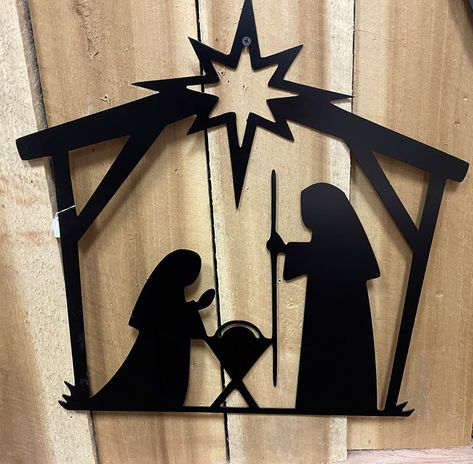 Outdoor Nativity, Plasma Table, Wood Ideas, Outdoor Holiday Decor, Scene Design, Shop Ideas, Nativity Scene, Welding Projects, Wire Art