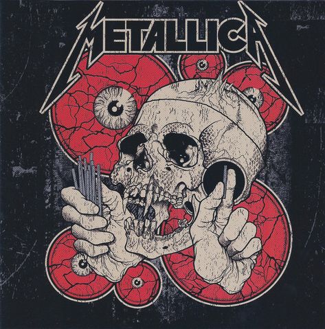 Metallica Album Covers, Homemade Posters, Metallica Poster, Metallica Albums, Metallica Cover, Metallica Art, Rock Nacional, Ride The Lightning, Travis Barker