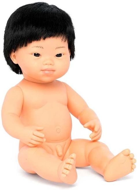 Amazon.com: Miniland Baby Doll Asian Boy with Down Syndrome 15'' polybagged : Toys & Games International Adoption, Chinese Dolls, Asian Boy, Filipino Funny, Asian Babies, Chinese Boy, Asian Boys, Baby Doll, Baby Dolls