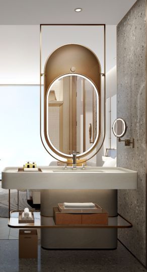 Smart Mirror Bathroom, Bathroom Designs Ideas, Frameless Bathroom Mirror, Latest Bathroom Designs, New Modern House, Mirror Interior Design, Modern Bathroom Mirrors, Restroom Design, Latest Bathroom