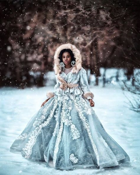 People Post Photos Of Black Women From Fantasy Photoshoots And The Images Are Stunning (30 Pics) | Bored Panda Skin Aesthetic, Black Royalty, High Fashion Photography, Fantasy Photography, Dress Sketches, Ice Queen, Fantasy Inspiration, Black Is Beautiful, Work Outfits