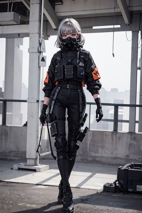 Wallpapers 4k Hd, Video Wallpapers, Tactical Suit, Cyberpunk Techwear, Cyberpunk Clothes, Cute Video, Art Outfit, Cyberpunk Fashion, Army Girl